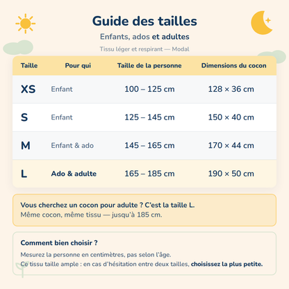 LaptiteLune™ Le cocon d’apaisement qui facilite l’endormissement